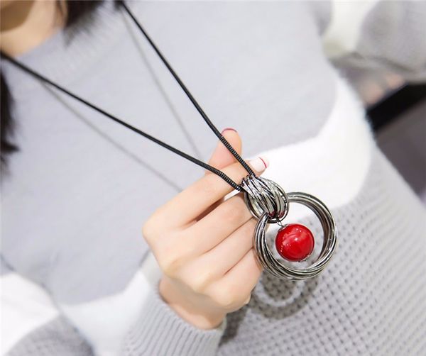red white pearl ball pendant long necklaces new circles simulated women black chain maxi necklace fashion jewelry wholesale gift, Silver
red white pearl ball pendant long necklaces new circles simulated women black chain maxi necklace fashion jewelry wholesale gift, Silver