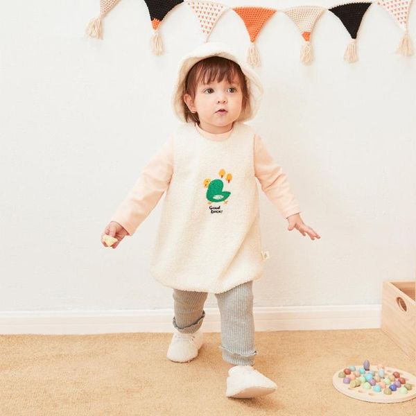 pureborn infant toddler baby gril dress sleeveless a-line fleece baby girl clothes cartoon princess holiday birthday dress, Red;yellow 
pureborn infant toddler baby gril dress sleeveless a-line fleece baby girl clothes cartoon princess holiday birthday dress, Red;yellow