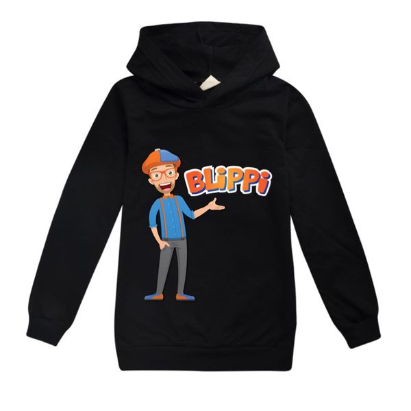 new fashion blippi graphic children casual long sleeve hooded sweatshirt cotton boys girls funny pullover hoodies costume, Black
new fashion blippi graphic children casual long sleeve hooded sweatshirt cotton boys girls funny pullover hoodies costume, Black