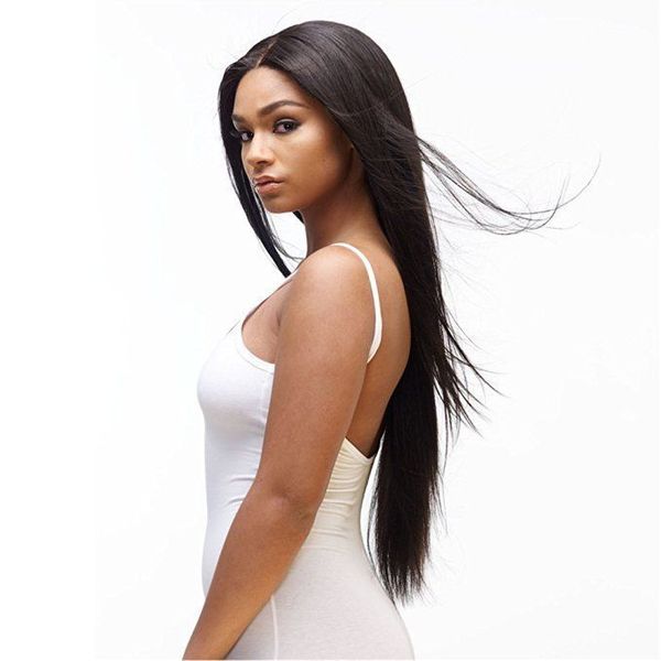 new full lace front human hair wigs with baby hair pre pluck straight human hair lace wig for women remy glueless wigs, Black
new full lace front human hair wigs with baby hair pre pluck straight human hair lace wig for women remy glueless wigs, Black
