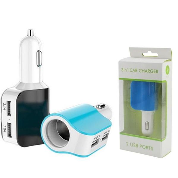 2020 new 3in1 dual usb car charger with cirgarette lighter socket for mobile phone,ipad ,gps 3 colors
2020 new 3in1 dual usb car charger with cirgarette lighter socket for mobile phone,ipad ,gps 3 colors