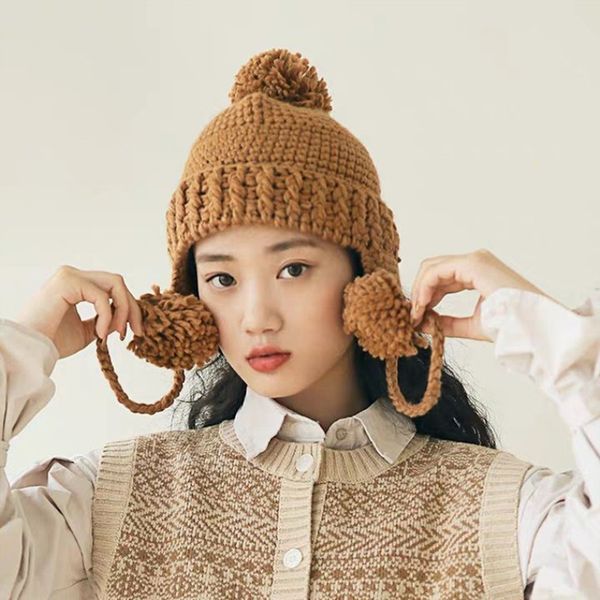 winter warm double pom pom hats women designer braid bonnet blank knit beanie warm crochet knit and hat for women cute hats, Blue;gray
winter warm double pom pom hats women designer braid bonnet blank knit beanie warm crochet knit and hat for women cute hats, Blue;gray