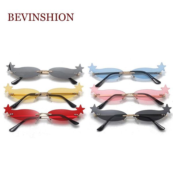 frameless ins style small cate eye sunglasses red pink lens star shape cool harajuku new 2020 sun glasses for men shades uv400, White;black
frameless ins style small cate eye sunglasses red pink lens star shape cool harajuku new 2020 sun glasses for men shades uv400, White;black