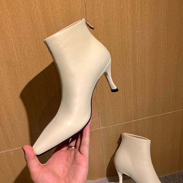 mkkhou fashion short boot woman 2020 autumn/winter beige leather tip .5cm high heel wine glass heel ankle boot woman, Black
mkkhou fashion short boot woman 2020 autumn/winter beige leather tip .5cm high heel wine glass heel ankle boot woman, Black
