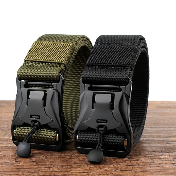 new magnetic suctionoutdoor tactical leather canvas belt nylon woventraining security leisure all-match canvas belt ikybo, Black;brown
new magnetic suctionoutdoor tactical leather canvas belt nylon woventraining security leisure all-match canvas belt ikybo, Black;brown