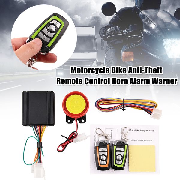 waterproof motorcycle bike anti-theft security alarm system remote control horn alarm warners car styling
waterproof motorcycle bike anti-theft security alarm system remote control horn alarm warners car styling