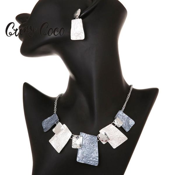 cring coco 2020 selling geometric choker necklaces for fashion girls gift classic boho jewelry custom zinc alloy necklace, Silver
cring coco 2020 selling geometric choker necklaces for fashion girls gift classic boho jewelry custom zinc alloy necklace, Silver