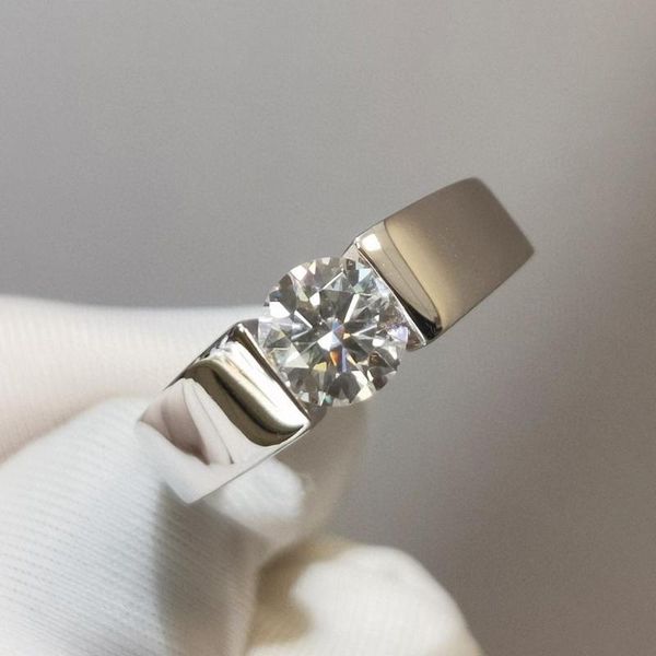 9k white gold ring d color 1 simple moissan diamond men's ring packaging thick gold inlay, Golden;silver
9k white gold ring d color 1 simple moissan diamond men's ring packaging thick gold inlay, Golden;silver