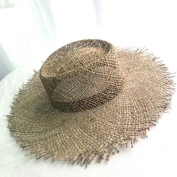 natural grasses breathable summer hat outdoor casual women straw beach sun hats hand-knitted wide brim sunhat chapeau, Blue;gray
natural grasses breathable summer hat outdoor casual women straw beach sun hats hand-knitted wide brim sunhat chapeau, Blue;gray