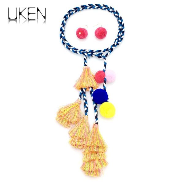 ювелирные наборы uken multicolor бал кисточкой чехи для женщин длинные серьги ожерелье себе комплект ювелирных изделий моды, Silver
ювелирные наборы uken multicolor бал кисточкой чехи для женщин длинные серьги ожерелье себе комплект ювелирных изделий моды, Silver