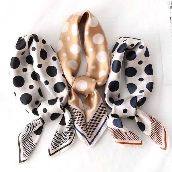 scarves 2021 spring summer women silk scarf square shawl and wrap lady hair neck dot print soft office bandana foulard, Blue;gray
scarves 2021 spring summer women silk scarf square shawl and wrap lady hair neck dot print soft office bandana foulard, Blue;gray