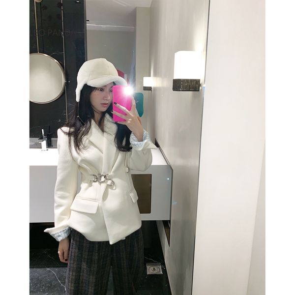 women's wool & blends fashon women woolen coat warm long sleeve turn-down collar outwear jacket ladies autumn winter casual elegant ove, Black
women's wool & blends fashon women woolen coat warm long sleeve turn-down collar outwear jacket ladies autumn winter casual elegant ove, Black