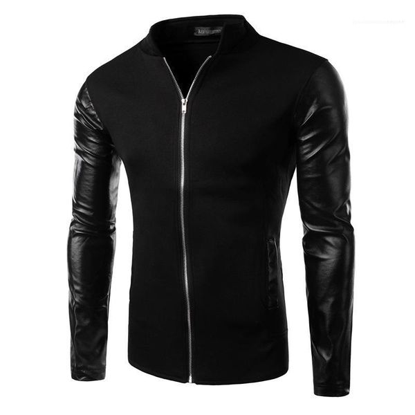 fashion jacket male outerwear clothing mens luxury designer coats long sleeve stand collar panelled slim teenagers, Black;brown
fashion jacket male outerwear clothing mens luxury designer coats long sleeve stand collar panelled slim teenagers, Black;brown