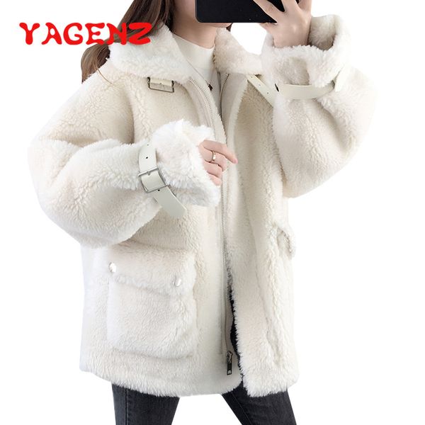women's wool & blends yagenz cashmere coat women winter ladies jackets plus size casual blend woolen female outerwear jacket 596, Black
women's wool & blends yagenz cashmere coat women winter ladies jackets plus size casual blend woolen female outerwear jacket 596, Black