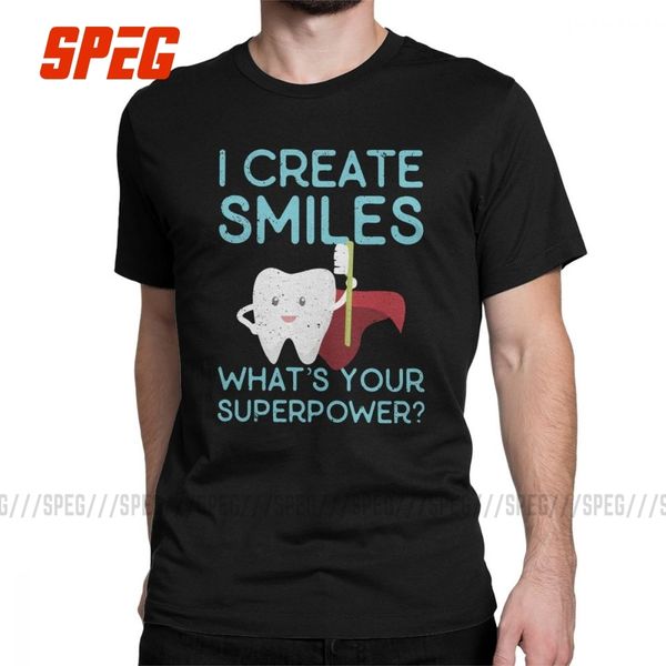 i create smiles men t shirts dentist dental hygienist vintage cotton short sleeve tees crewneck t-shirt new arrival
i create smiles men t shirts dentist dental hygienist vintage cotton short sleeve tees crewneck t-shirt new arrival