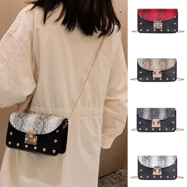ocardian bags women's serpentine pattern shoulder bag rivet decorative messenger bag fashion chain small square bags hasp s27
ocardian bags women's serpentine pattern shoulder bag rivet decorative messenger bag fashion chain small square bags hasp s27