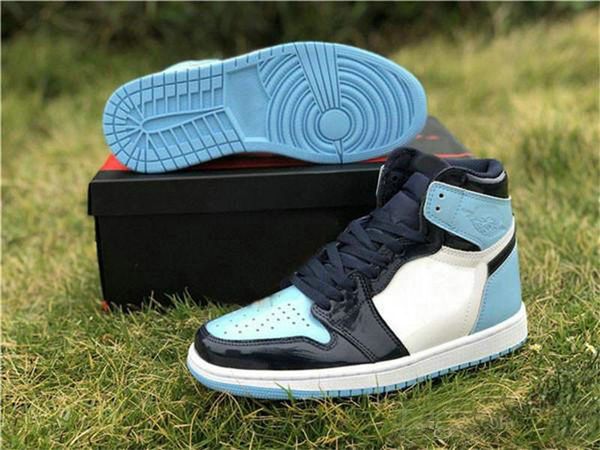 2020 new 1 high og obsidian unc 1s jumpman white black blue mens womens basketball shoes sports sneakers, White;red
2020 new 1 high og obsidian unc 1s jumpman white black blue mens womens basketball shoes sports sneakers, White;red