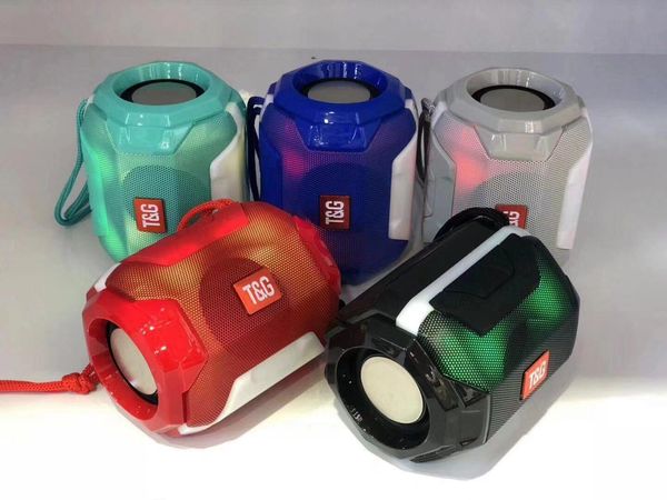 colorful dazzling led light tg162 portable wireless bluetooth speaker outdoor card bass v4.2 fm tf usb 1200mah 60pcs/lot
colorful dazzling led light tg162 portable wireless bluetooth speaker outdoor card bass v4.2 fm tf usb 1200mah 60pcs/lot