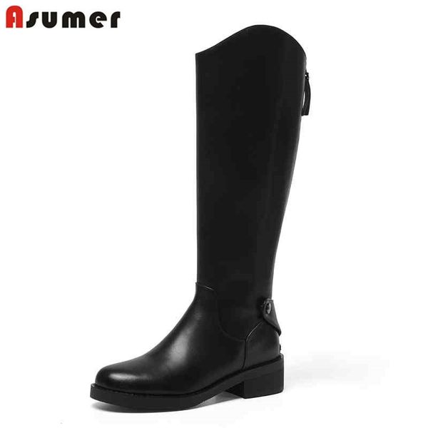 big size 34-43 new cow leather women boots round toe square heel autumn winter boots zipper ladies knee high, Black
big size 34-43 new cow leather women boots round toe square heel autumn winter boots zipper ladies knee high, Black