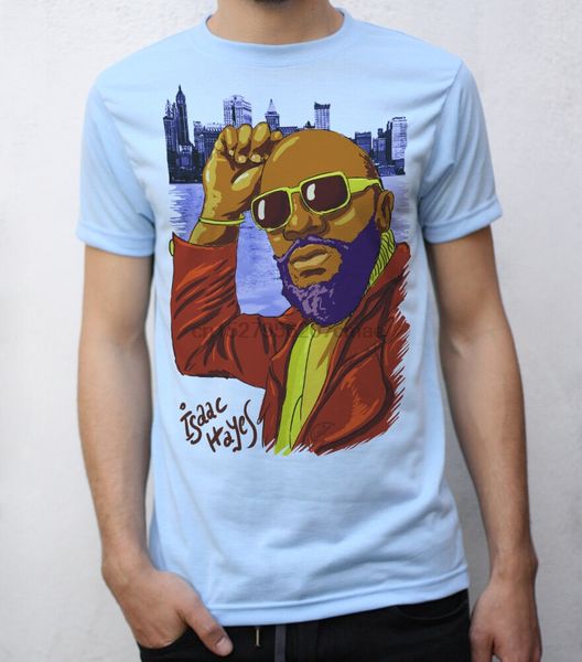 isaac hayes t shirt artwork