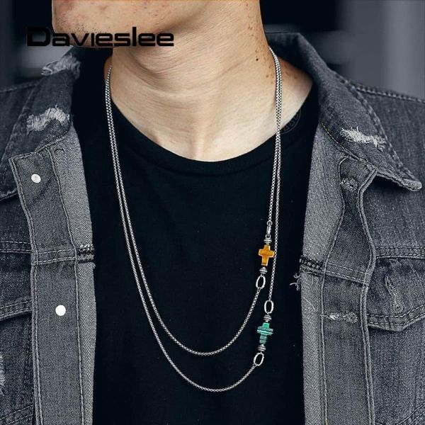 2mm stainless steel box link chain necklace for men women tiger eye malachite cross charm stylish long necklace 27inch ldnm24, Silver
2mm stainless steel box link chain necklace for men women tiger eye malachite cross charm stylish long necklace 27inch ldnm24, Silver