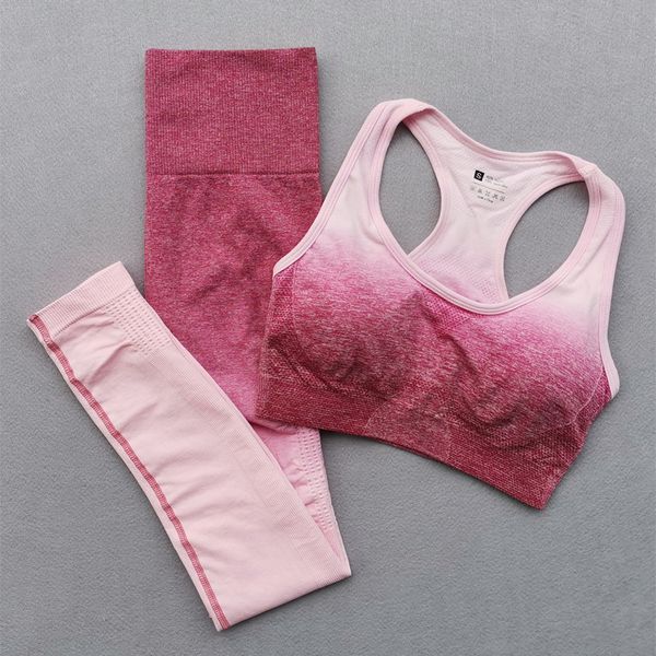 design womens yoga outfits suits seamless sportwear fitness sports gym gymshark two piece set workout bra leggings woman dancer wear runner, Gray
design womens yoga outfits suits seamless sportwear fitness sports gym gymshark two piece set workout bra leggings woman dancer wear runner, Gray