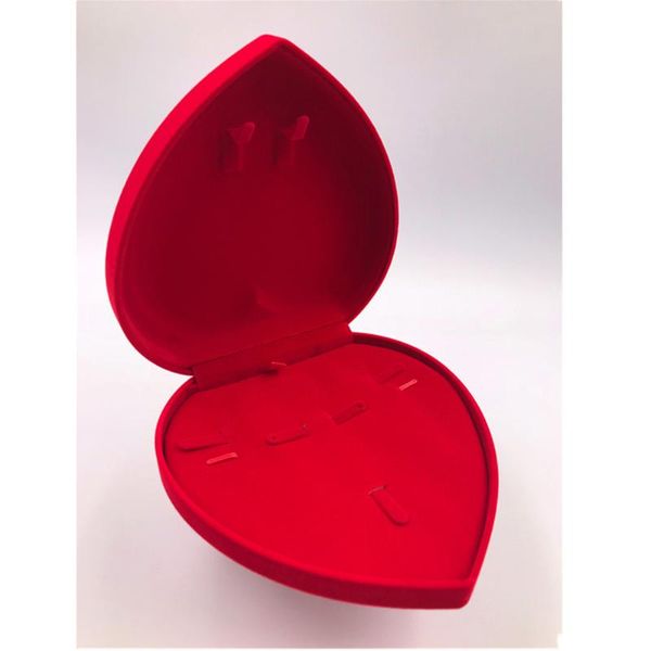 1pc heart shaped necklace earring ring gift wedding jewelry display storage case flocking packaging set box qly9724, Pink;blue
1pc heart shaped necklace earring ring gift wedding jewelry display storage case flocking packaging set box qly9724, Pink;blue