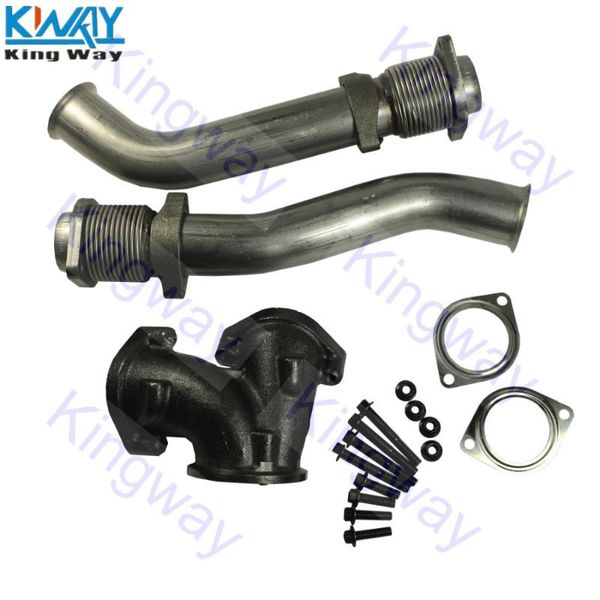 manifold & parts -king way- powerstroke turbo diesel w/ hardware bellowed up pipe kit fit 99-03 7.3l
manifold & parts -king way- powerstroke turbo diesel w/ hardware bellowed up pipe kit fit 99-03 7.3l
