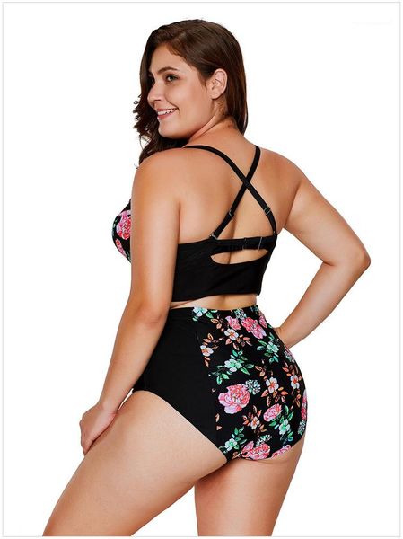 size -3xl women floral tankinis triangle cup bra padded v-neck swimwear for beach wear clothings plus, White;black
size -3xl women floral tankinis triangle cup bra padded v-neck swimwear for beach wear clothings plus, White;black