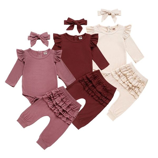 clothing sets born baby girl clothes autumn infant outfits knitted bodysuit romper ruffle pants headband 3pcs set, White
clothing sets born baby girl clothes autumn infant outfits knitted bodysuit romper ruffle pants headband 3pcs set, White