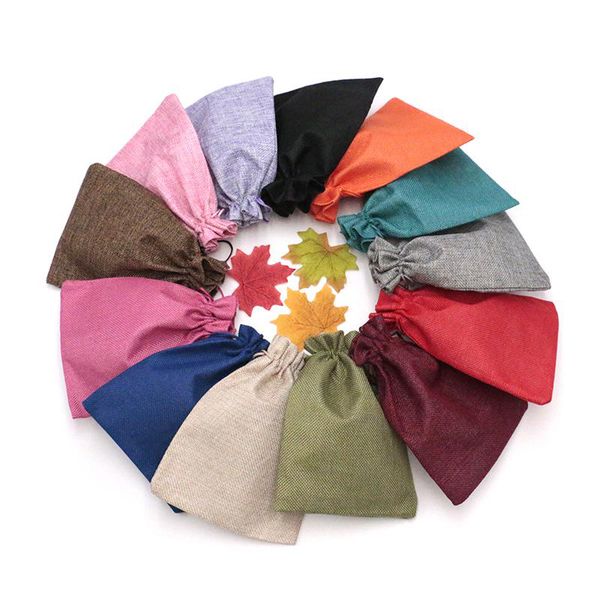 50pcs natural recyclable jute linen drawstring bag packaging 13x18cm candy wedding party gift bag jewelry storage bag, Pink;blue
50pcs natural recyclable jute linen drawstring bag packaging 13x18cm candy wedding party gift bag jewelry storage bag, Pink;blue