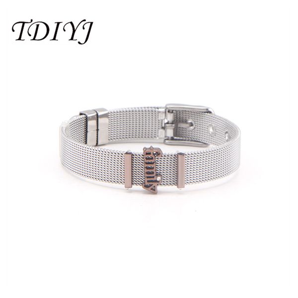 tdiyj design jewelry stainless steel coffee family slide charms keeper bracelets set as family love gifts, Golden;silver
tdiyj design jewelry stainless steel coffee family slide charms keeper bracelets set as family love gifts, Golden;silver