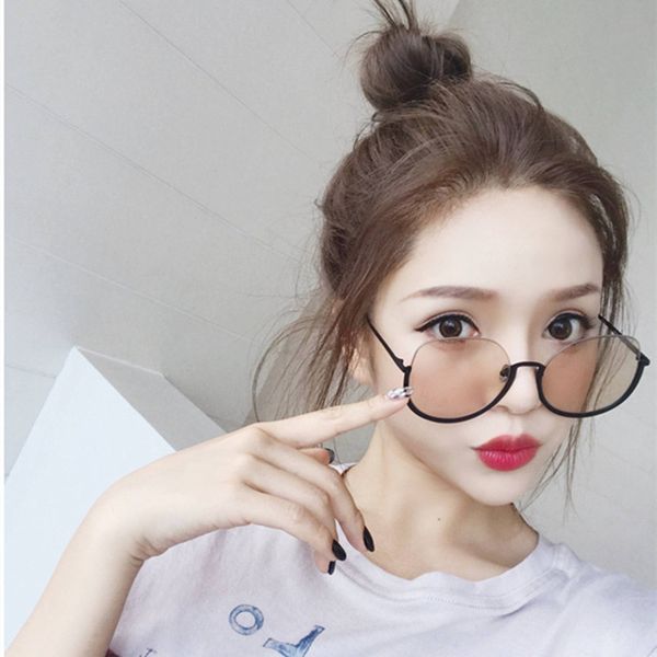 veshion round sunglasses women men half rim sun glasses female male brand designer ladies glasses elegant luxury vintage uv400, White;black
veshion round sunglasses women men half rim sun glasses female male brand designer ladies glasses elegant luxury vintage uv400, White;black