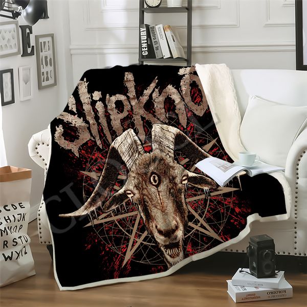 cloocl factory wholesale metal rock band slipknot blankets 3d print double layer sherpa blanket on bed home textiles dreamlike style
cloocl factory wholesale metal rock band slipknot blankets 3d print double layer sherpa blanket on bed home textiles dreamlike style