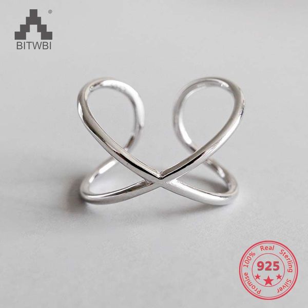 925 sterling silver double line opening rings elegant cross ring jewelry for anniversary adjustable ring, Golden;silver
925 sterling silver double line opening rings elegant cross ring jewelry for anniversary adjustable ring, Golden;silver