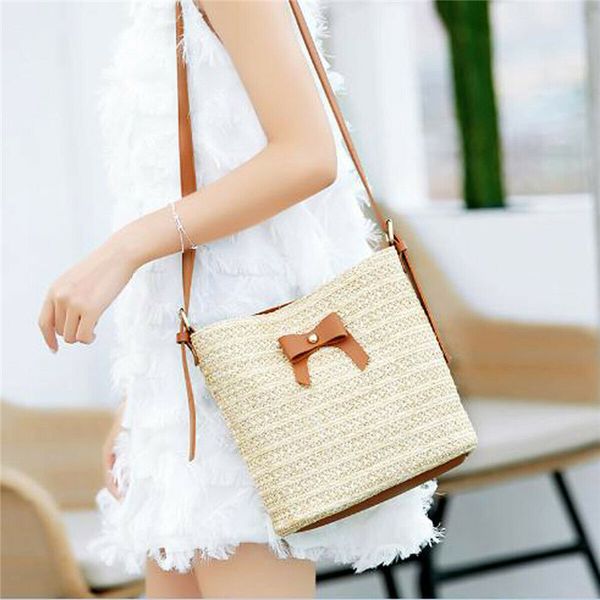 ladies' rattan straw bag new woven soild color bowknot crossbody beach bags women's fashionable round bucket handy bags sale
ladies' rattan straw bag new woven soild color bowknot crossbody beach bags women's fashionable round bucket handy bags sale