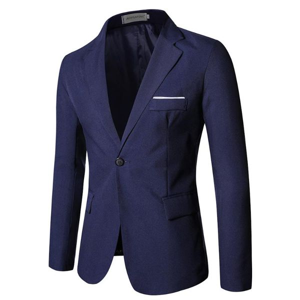 men's suits & blazers suit jacket korean version of slim polyester fabric back split blazer, White;black
men's suits & blazers suit jacket korean version of slim polyester fabric back split blazer, White;black