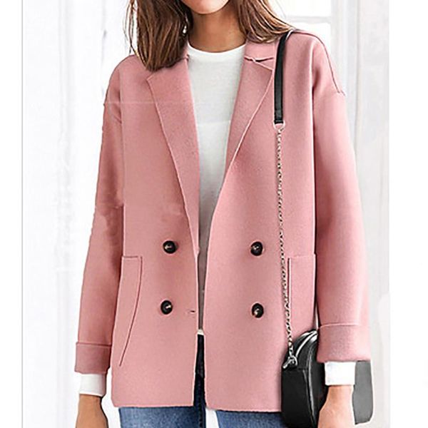 women turn down collar suit jacket autumn solid lapel slim fit coat jacket ladies business office coat cardigan outerwear, Black;brown
women turn down collar suit jacket autumn solid lapel slim fit coat jacket ladies business office coat cardigan outerwear, Black;brown