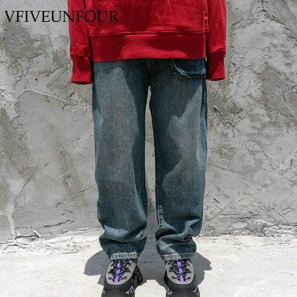 men's jeans vfive unfour mens multi-pockets cargo harem joggers denim pants hip hop streetwear hipster harajuku casual trousers, Blue
men's jeans vfive unfour mens multi-pockets cargo harem joggers denim pants hip hop streetwear hipster harajuku casual trousers, Blue