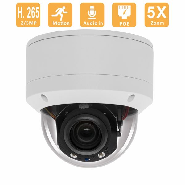 2MP IP PTZ Camera Audio in 2.7-13.5mm Lens 5X zoom Night vision Outdoor/Indoor Security Camera
2MP IP PTZ Camera Audio in 2.7-13.5mm Lens 5X zoom Night vision Outdoor/Indoor Security Camera