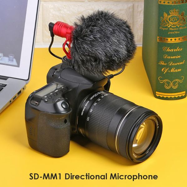 on-camera microphone quick release lightweight sd-mm1 w/ portable mount for dslr camera camcorder smartphone
on-camera microphone quick release lightweight sd-mm1 w/ portable mount for dslr camera camcorder smartphone