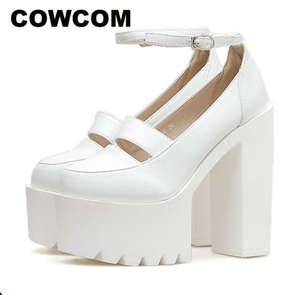 cowcom 14cm thick hate heaven super high heel wedding shoes female waterproof platform single shoes t catwalk zyw-2888-8, Black
cowcom 14cm thick hate heaven super high heel wedding shoes female waterproof platform single shoes t catwalk zyw-2888-8, Black
