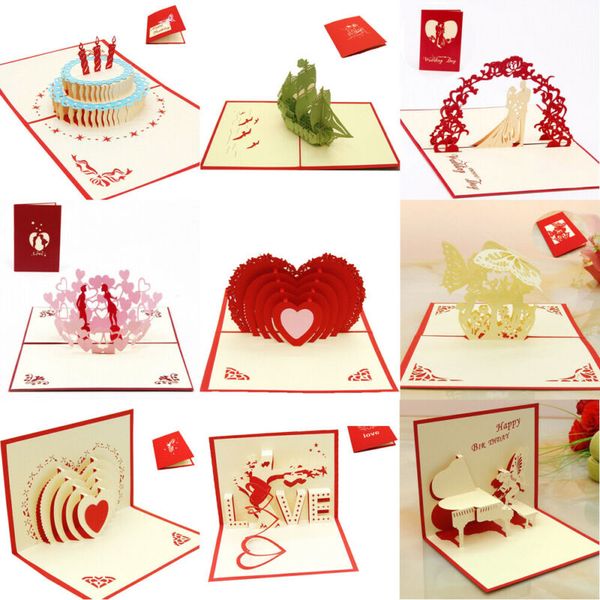 greeting cards 1pcs 3d up with envelope laser cut post card for birthday christmas valentine' day party wedding decoration
greeting cards 1pcs 3d up with envelope laser cut post card for birthday christmas valentine' day party wedding decoration