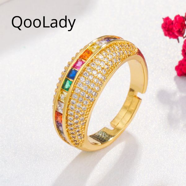 qoolady 2020 micro pave gold filled multicolor площади цирконий палец кольцо для женщин бар коктейль ювелирных аксессуаров f059, Slivery;golden
qoolady 2020 micro pave gold filled multicolor площади цирконий палец кольцо для женщин бар коктейль ювелирных аксессуаров f059, Slivery;golden