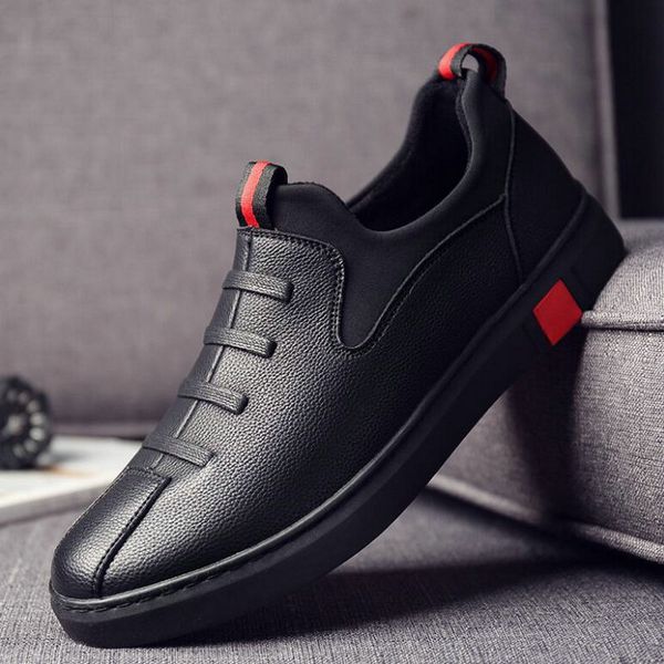 new fashion male black leather flats shoes men loafers shoes korea flats driving boat men casual sneaker dfg45
new fashion male black leather flats shoes men loafers shoes korea flats driving boat men casual sneaker dfg45