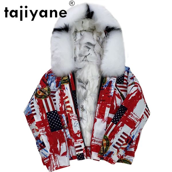 tajiyane winter coat women 2020 female white duck down jacket woman natural fur collar parkas clothing mujeres abrigos tn489, Black
tajiyane winter coat women 2020 female white duck down jacket woman natural fur collar parkas clothing mujeres abrigos tn489, Black