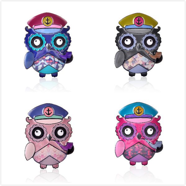 brooch of cool pirate owl brooches and pins for boys girls fashion cartoon bird brooch lapel pin enamel jewelry accessories hot, Gray
brooch of cool pirate owl brooches and pins for boys girls fashion cartoon bird brooch lapel pin enamel jewelry accessories hot, Gray