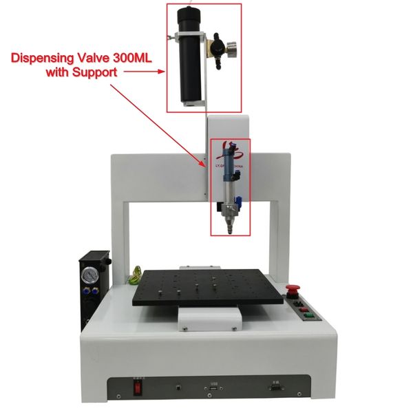 ly-331 110v/220v automatic glue dispenser 3 axis compatible for mobile frame glue dispensing pur melt adhesive silica gel
ly-331 110v/220v automatic glue dispenser 3 axis compatible for mobile frame glue dispensing pur melt adhesive silica gel