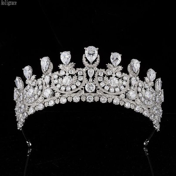 luxury women cz zircon wedding cubic zirconia tiaras and crowns princess headpiece prom party sweet 16 bridal hair accessories, Golden;silver
luxury women cz zircon wedding cubic zirconia tiaras and crowns princess headpiece prom party sweet 16 bridal hair accessories, Golden;silver