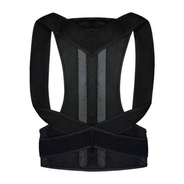 back support breath correction belt adjustable posture corrector shoulder brace health fixer tape, Black;blue
back support breath correction belt adjustable posture corrector shoulder brace health fixer tape, Black;blue
